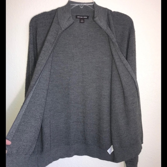 *Michael Kors Men's Wool Blend Cardigan Swe… - Picture 3 of 5